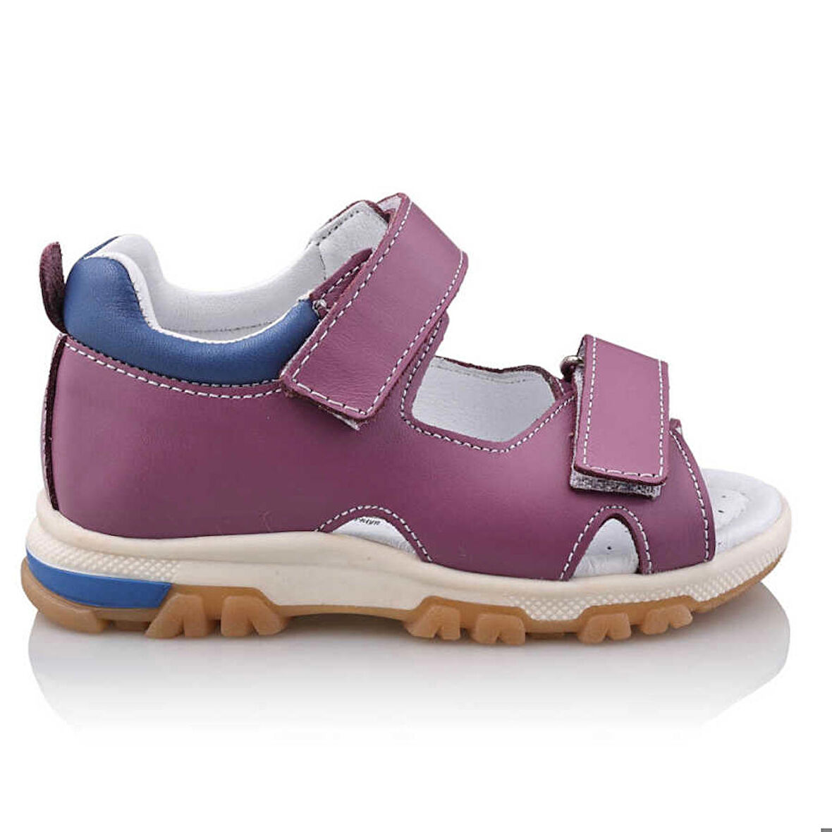 ŞARA Bebe Çocuk Genç Kız Erkek Unisex Günlük Hakiki Deri Sandalet
