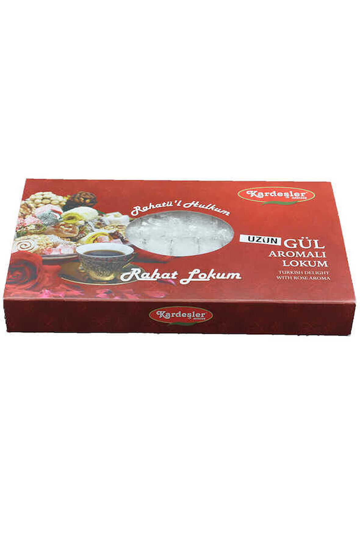 Kardeşler Gül Aromalı Uzun Hediyelik Lokum 700 G