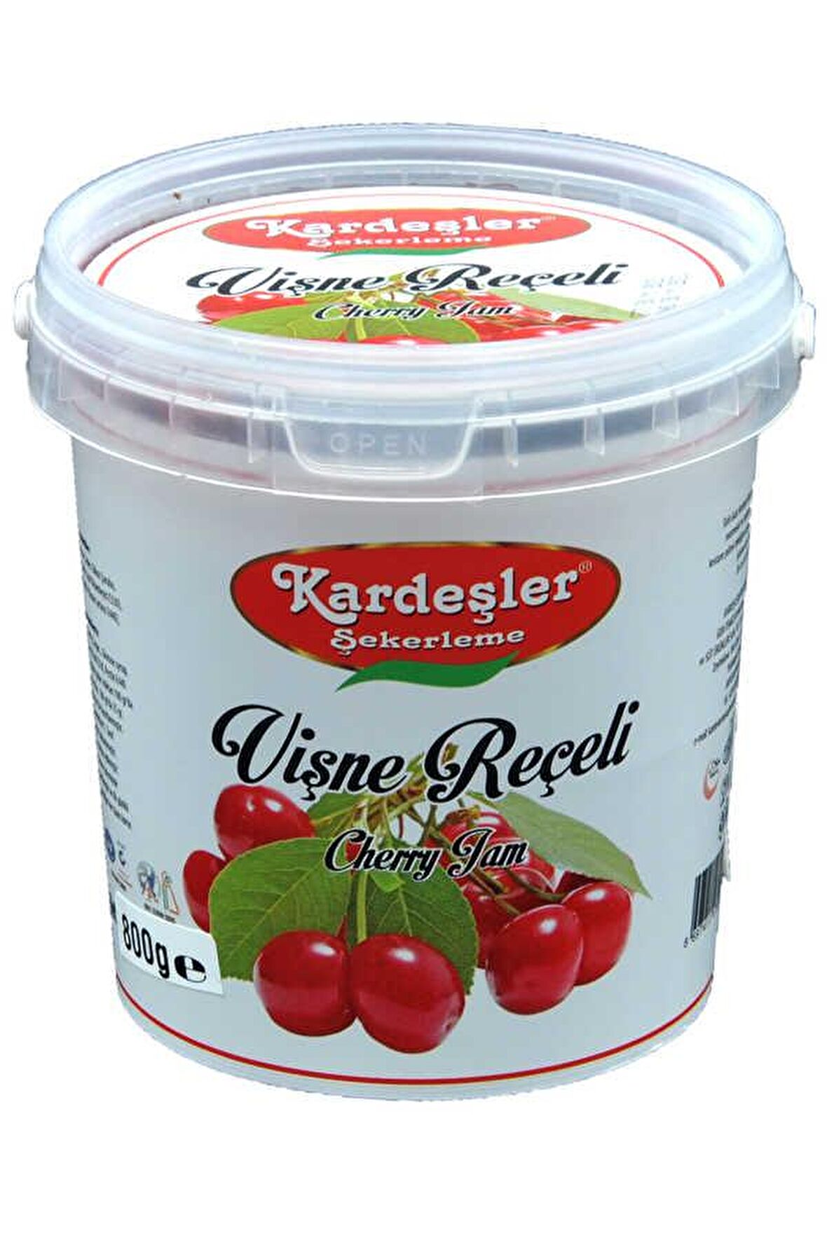 Kardeşler Vişne Reçeli Kova 800 G