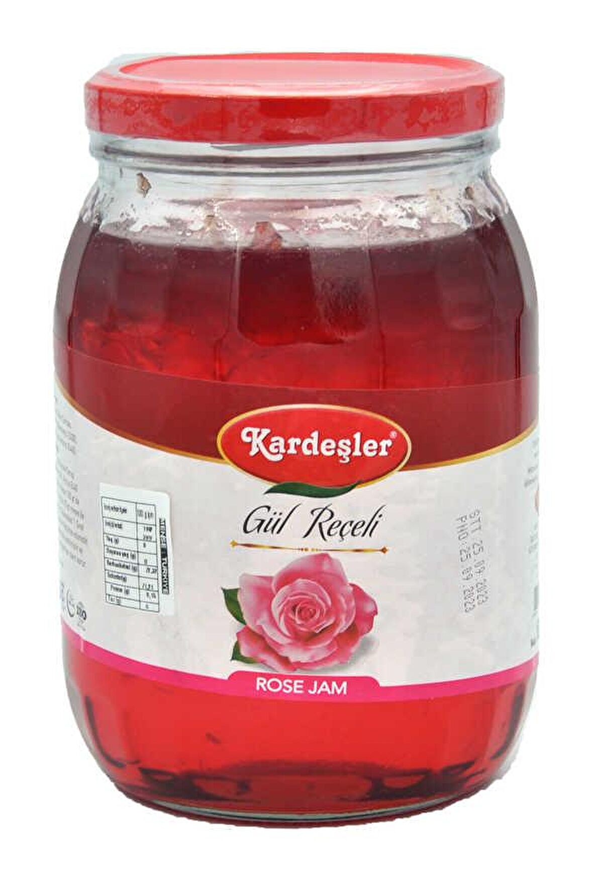 Kardeşler Gül Reçeli Cam Kavanoz 1800 G