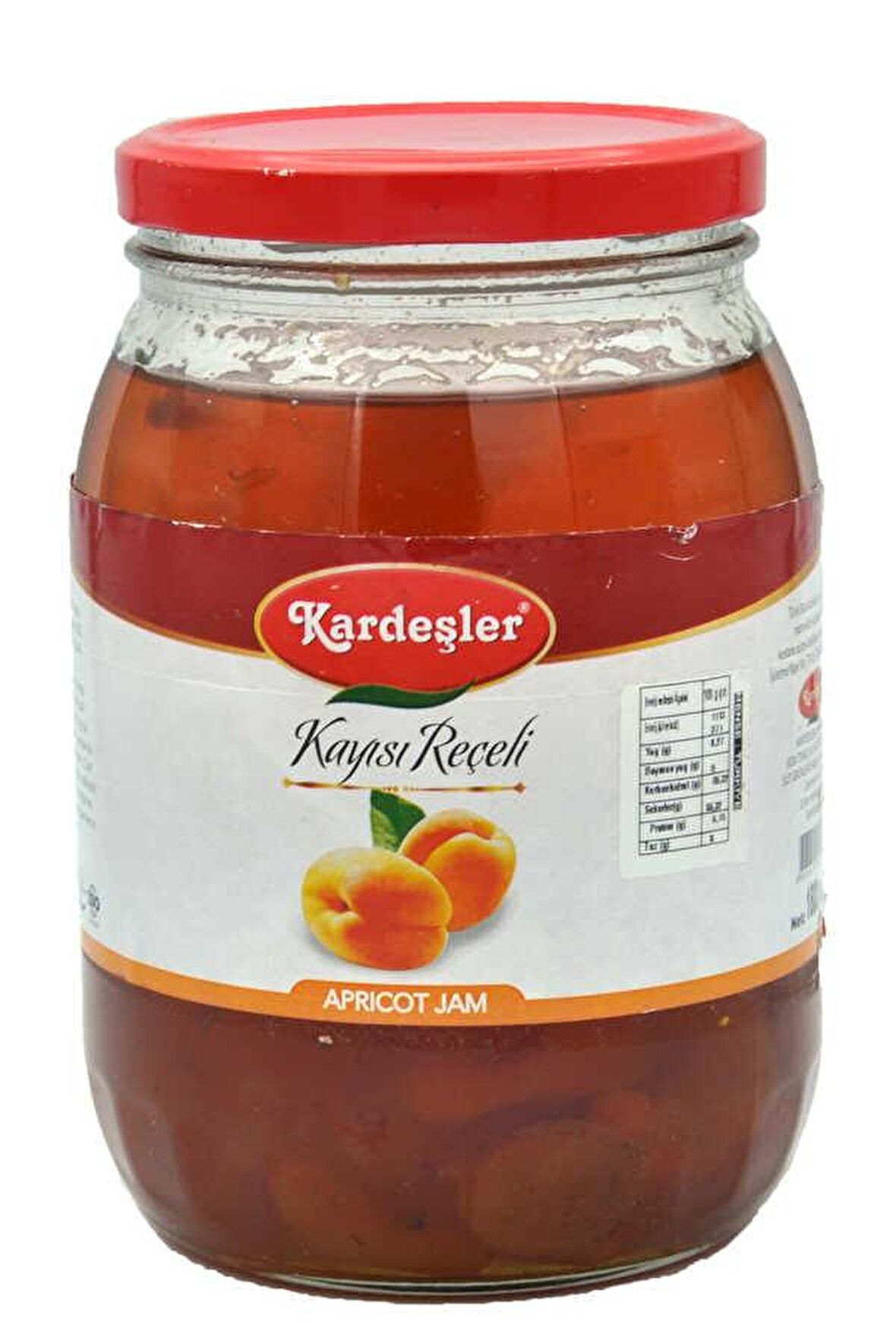 Kardeşler Kayısı Reçeli Cam Kavanoz 1800 G