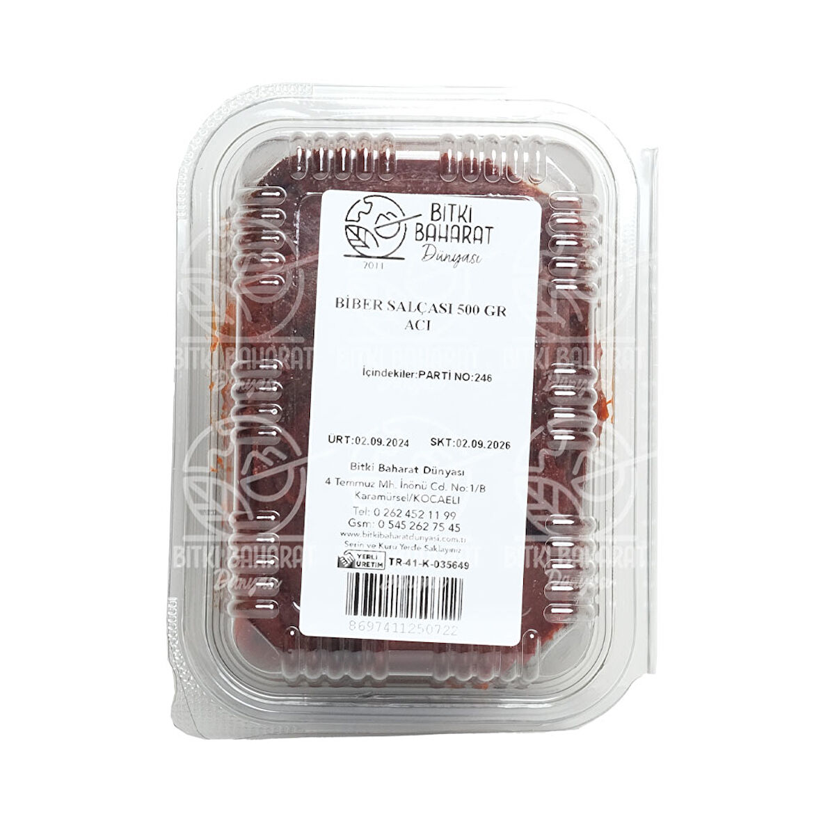 Biber Salçası 500 Gr Acı