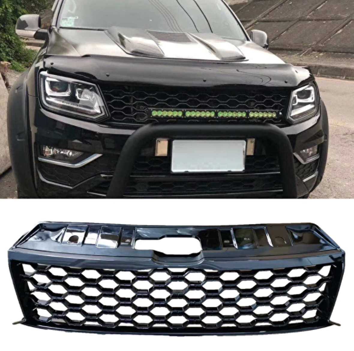 Volkswagen amarok ön panjur ızgara logosuz