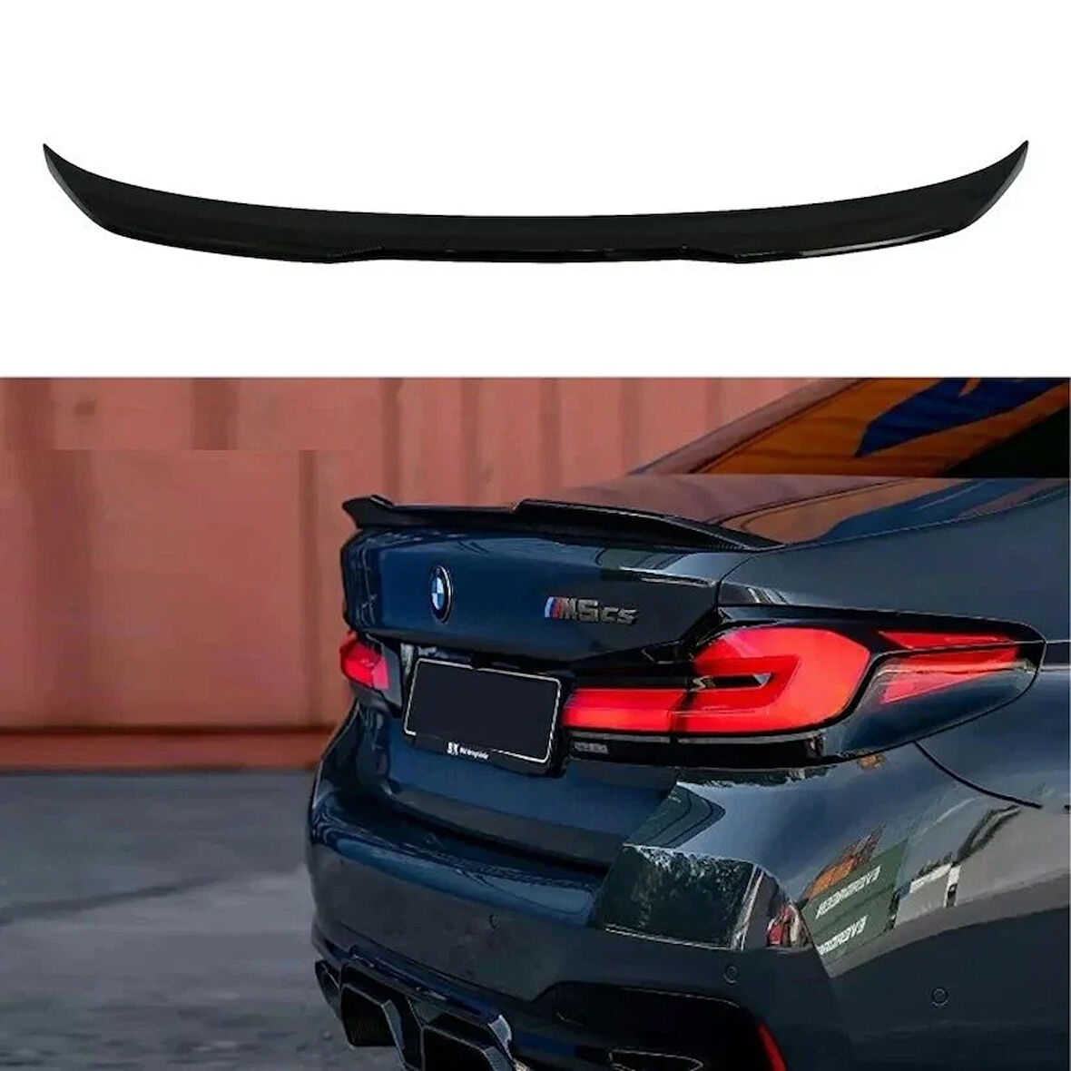 AUTOGP  Bmw g30 m5 cs bagaj üstü spoiler 2017+ 5serisi pianoblack boyalı