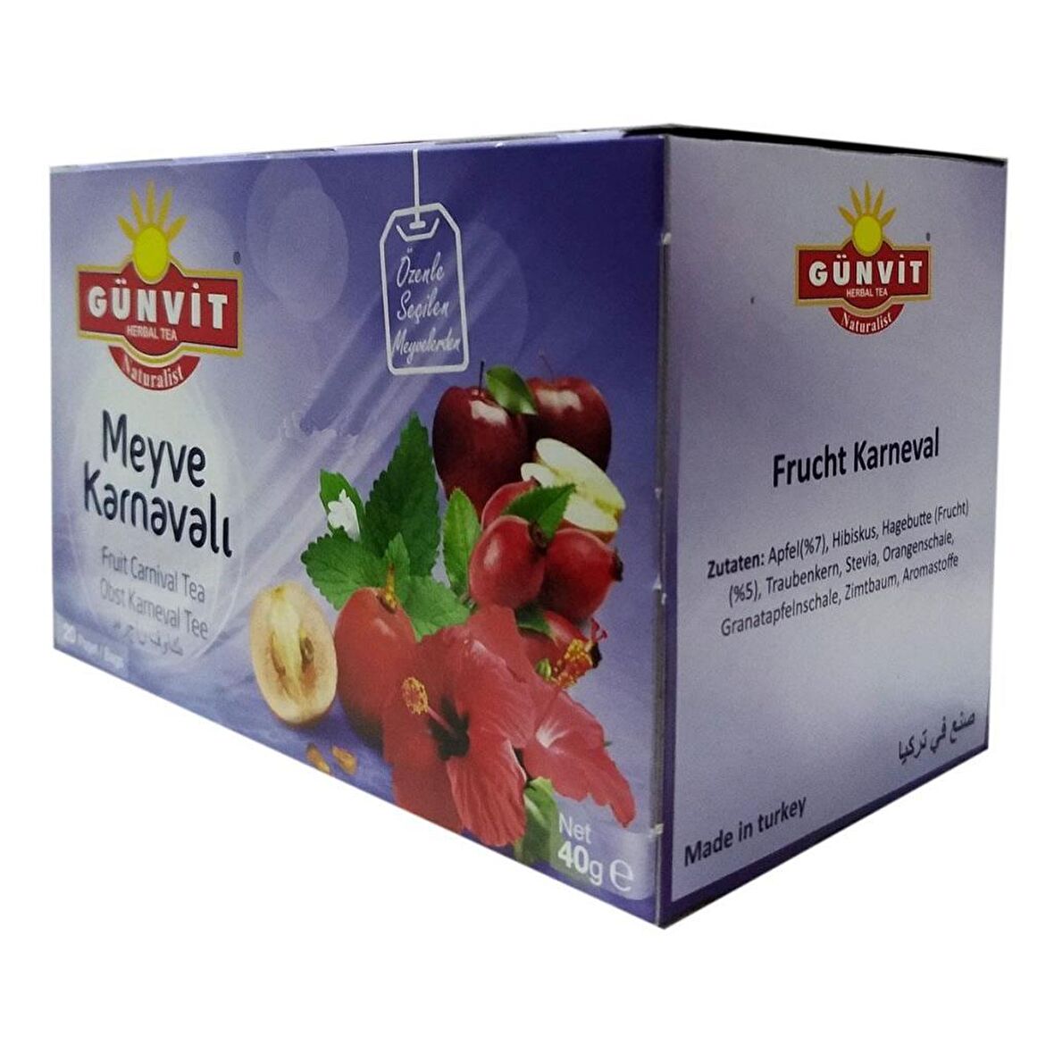 Karışık Bitkili Organik Bardak Poşet Bitki Çayı 40 gr 20'li