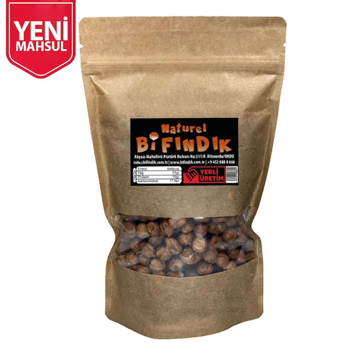 Natürel İç Fındık 250 gr