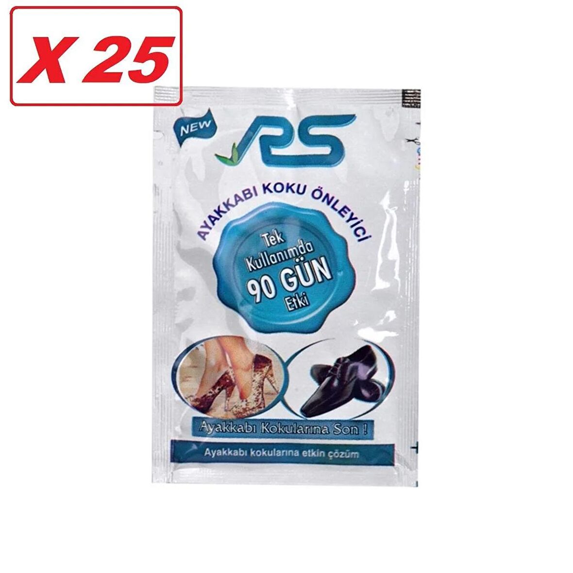 RS Ayak Kokusu Önleyici Toz 25 ADET X 10 GR PAKET