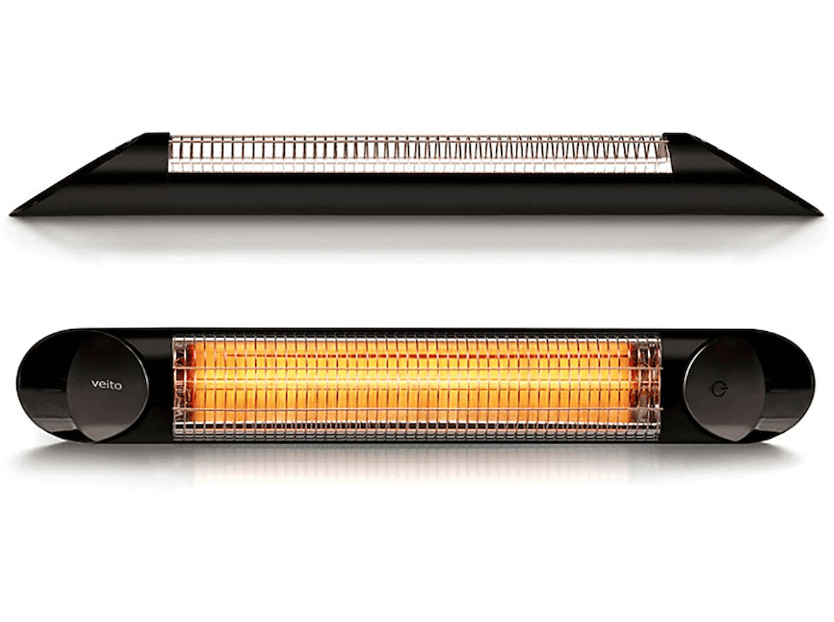 VEITO Blade Mini 1200W Karbon Infrared Isıtıcı Siyah