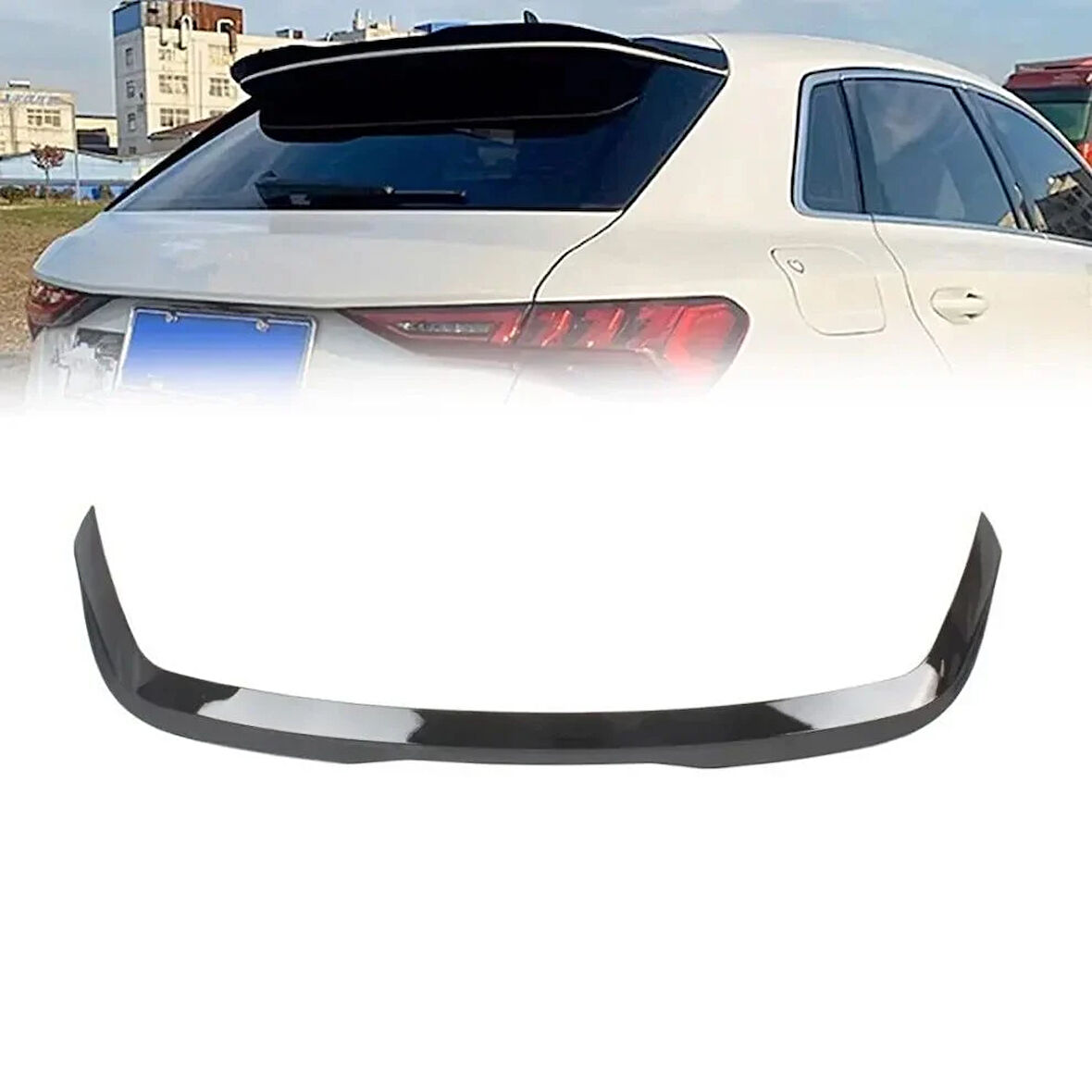 AUTOGP  Audi a3 hb bagaj üstü spoiler  siyah boyalı 8y 2021+