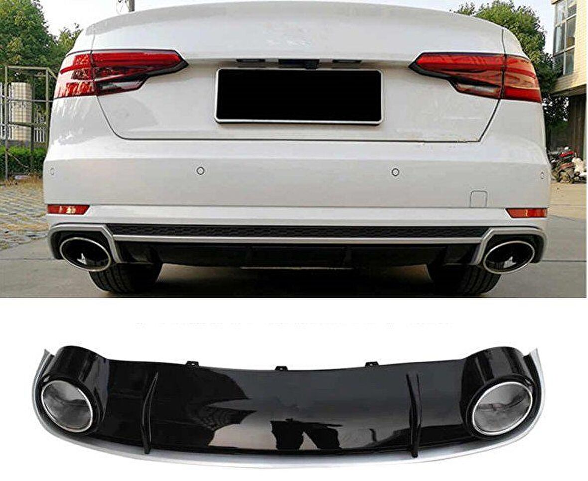Audi a4 RS4 arka tampon difüzörü komple sedan 2019+ b9