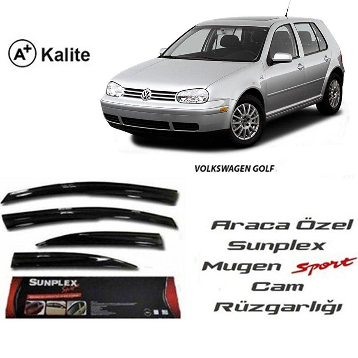 Vw golf 4 cam rüzgarlığı mugen tip sunplex 1998 / 2003