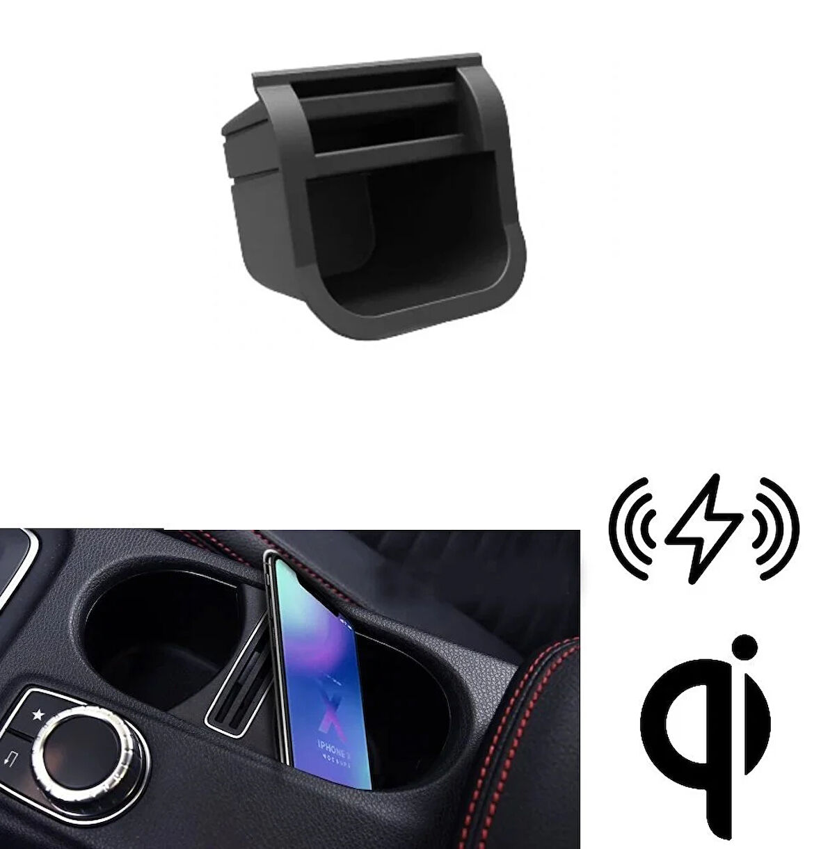 AUTOGP  Mercedes w246 kablosuz şarj ünitesi cihazı standı b serisi