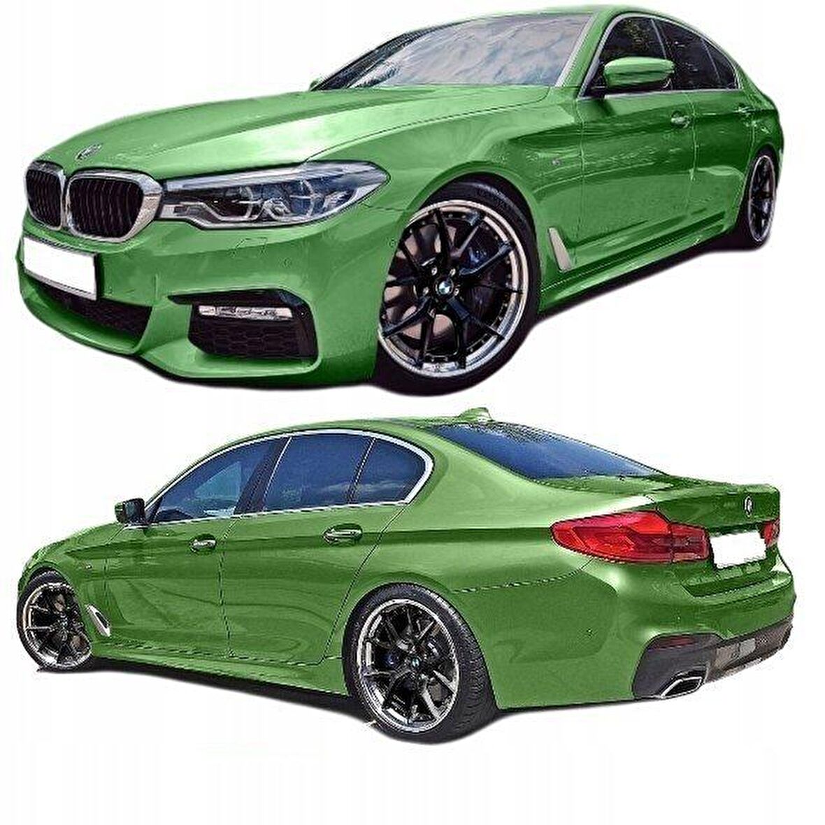 Bmw g30 m body kit tampon seti komple 2016+ 5 serisi