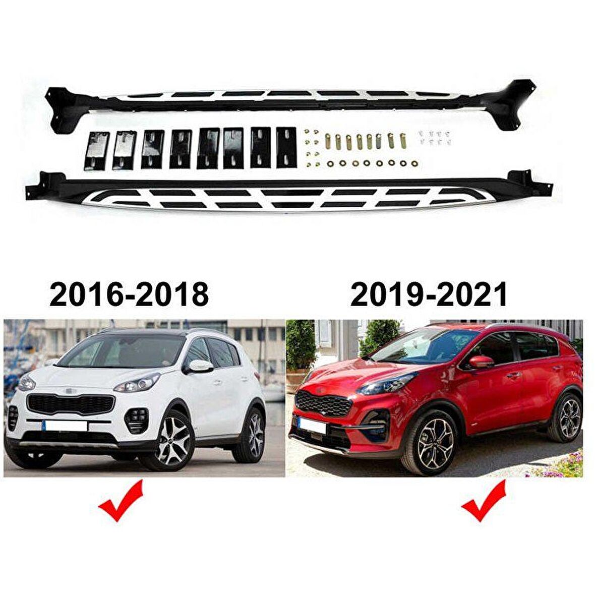 Kia sportage yan basamak koruma marşbiyel 2019+ oem model