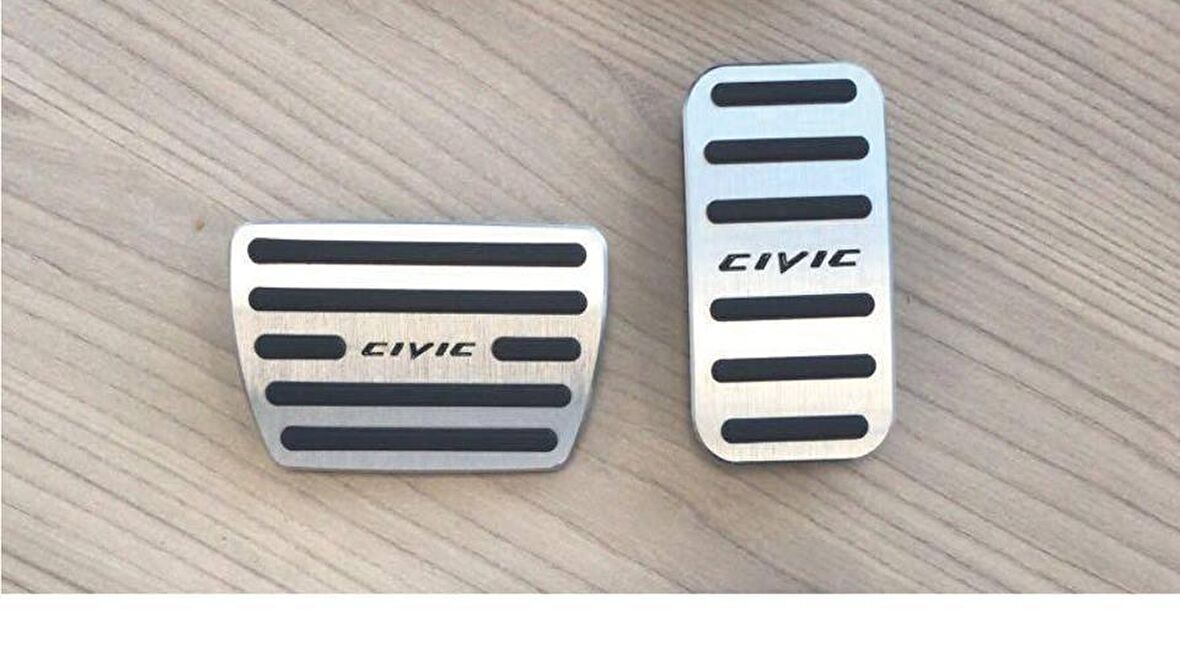 Honda civic fk7 için uygundur pedal seti takımı otomotik geçmeli