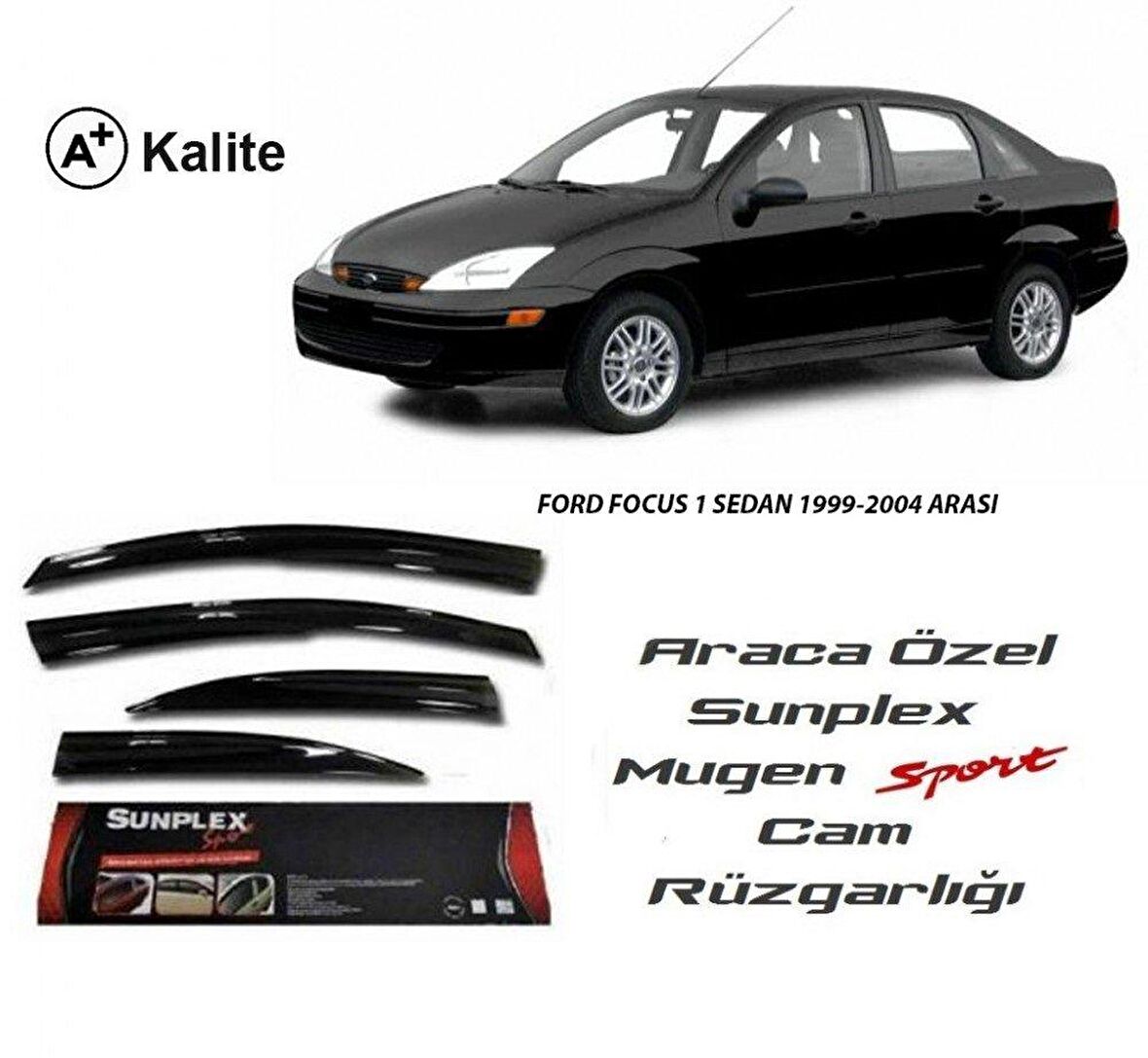 Ford focus 1 cam rüzgarlığı 1998 / 2004 sunplex mugen tip