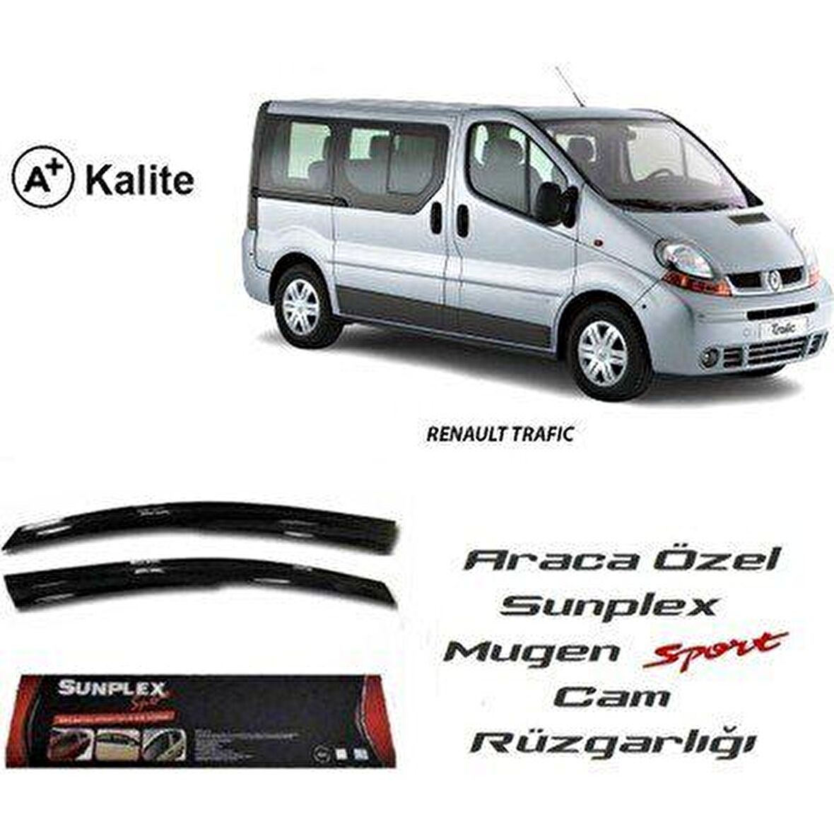 Renault trafic cam rüzgarlığı mugen tip sunplex 2003 / 2014