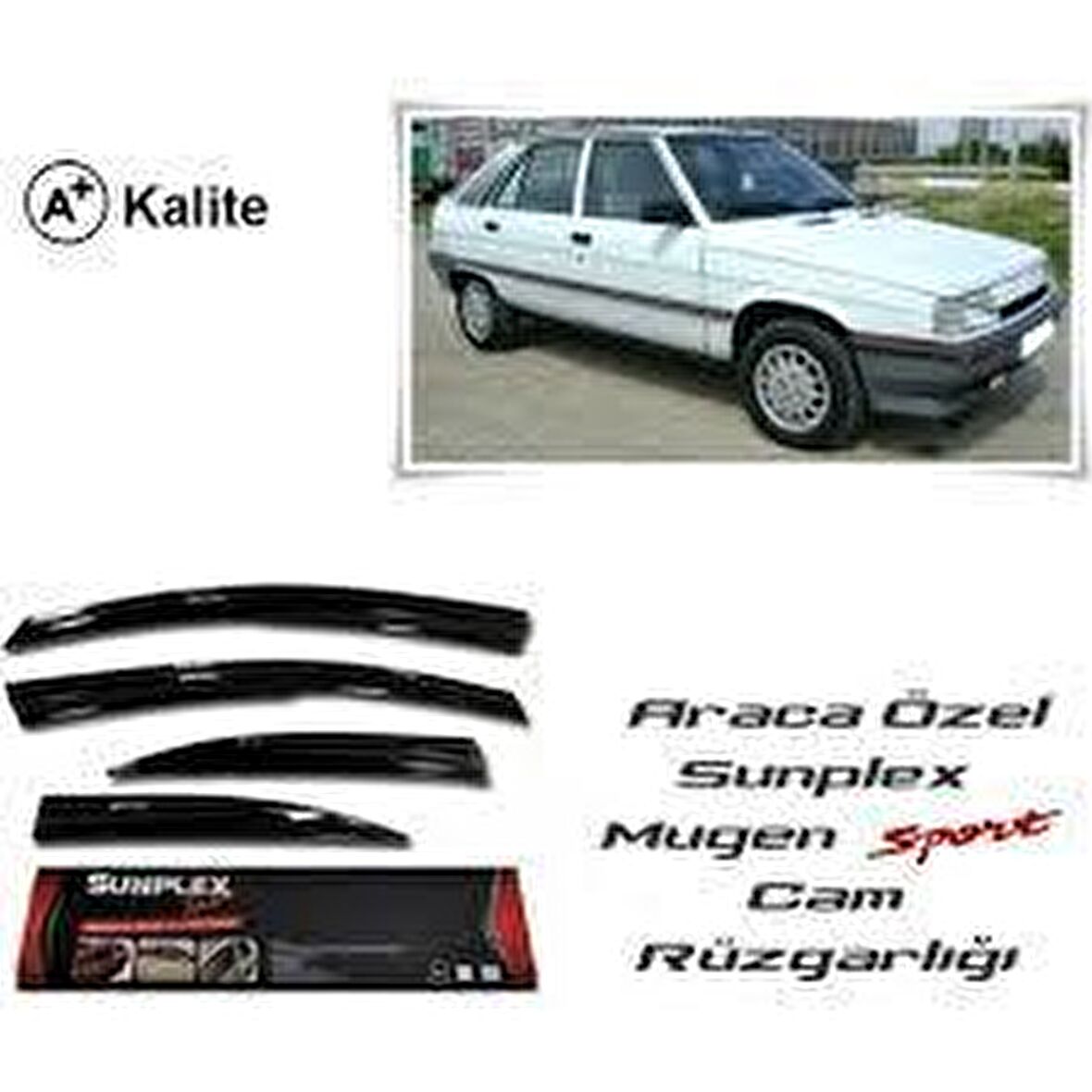 Renault 9 cam rüzgarlığı mugen tip sunplex