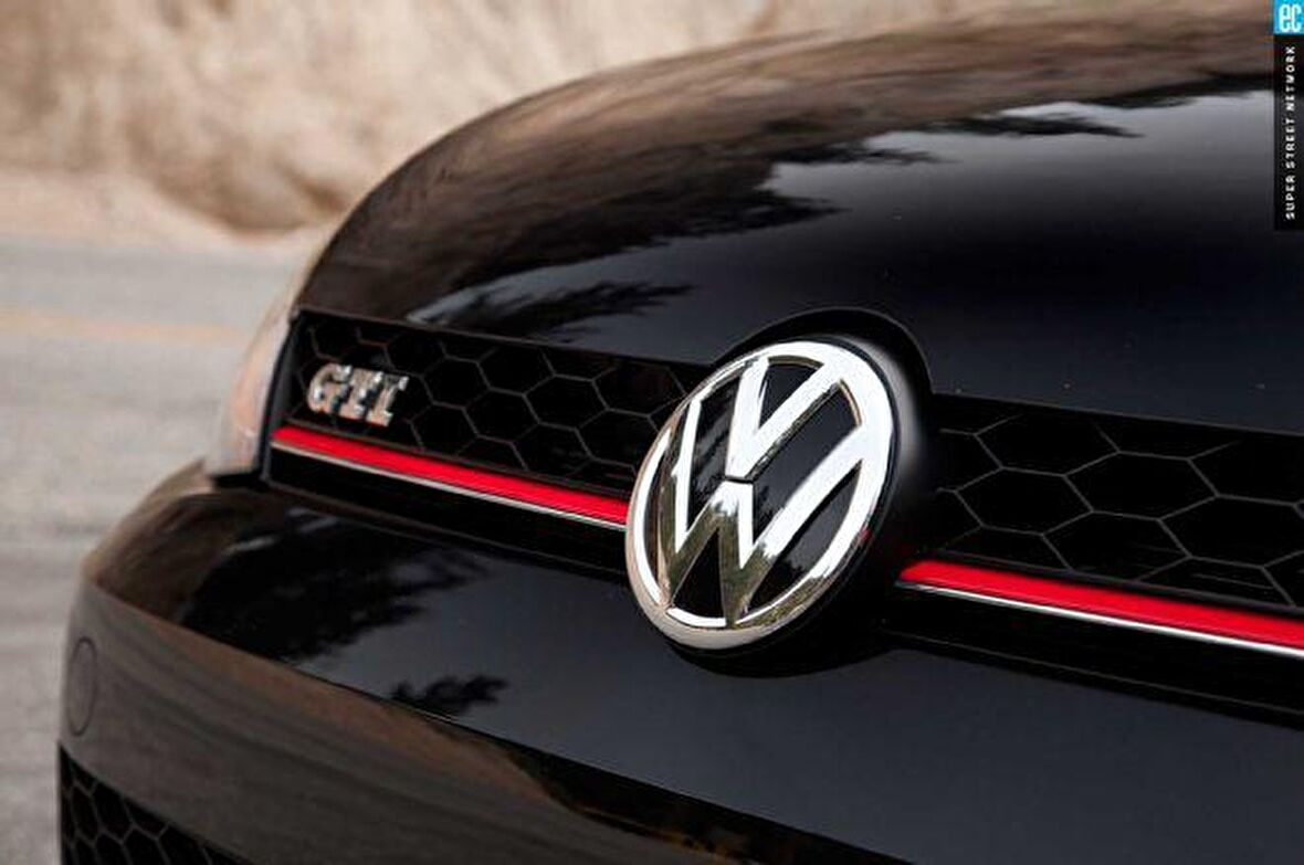 Vw golf 7 gti ön panjur ızgara kırmızı şeritli 2012+