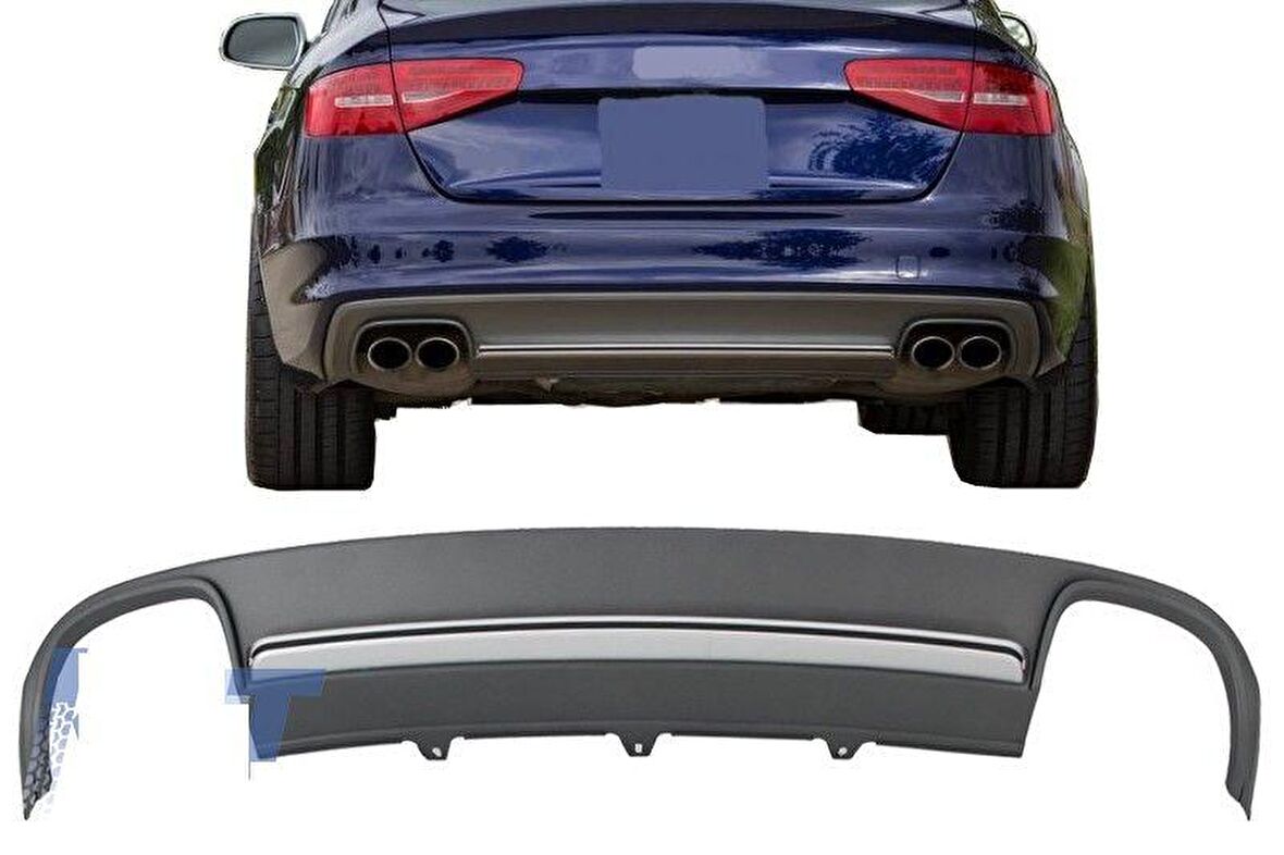 Audi S4 arka tampon difüzörü model 2012 / 2015 b8