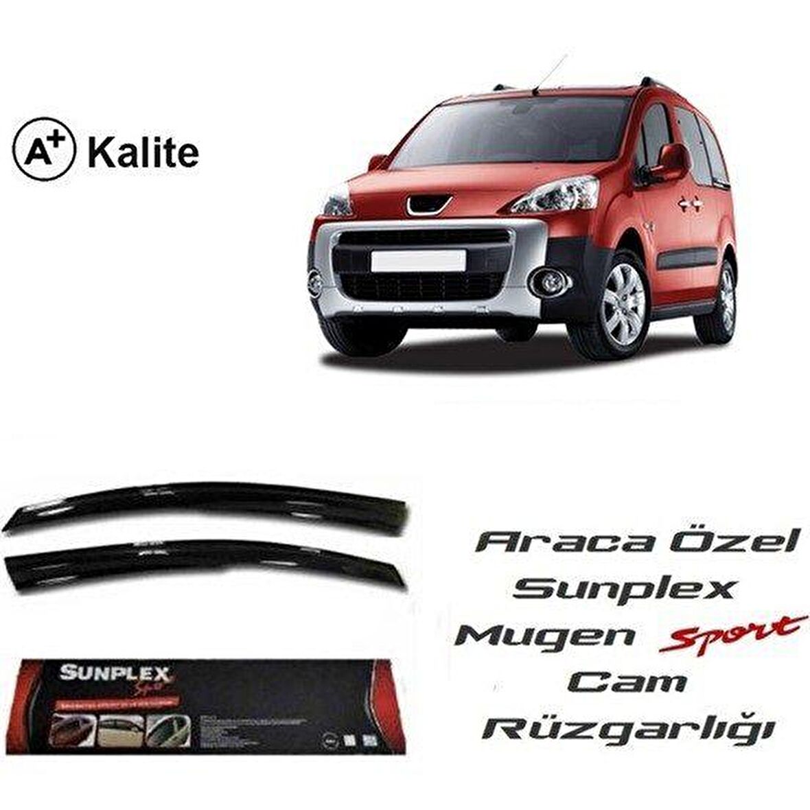 Citroen berlingo cam rüzgarlığı 2008+ mugen tip sunplex