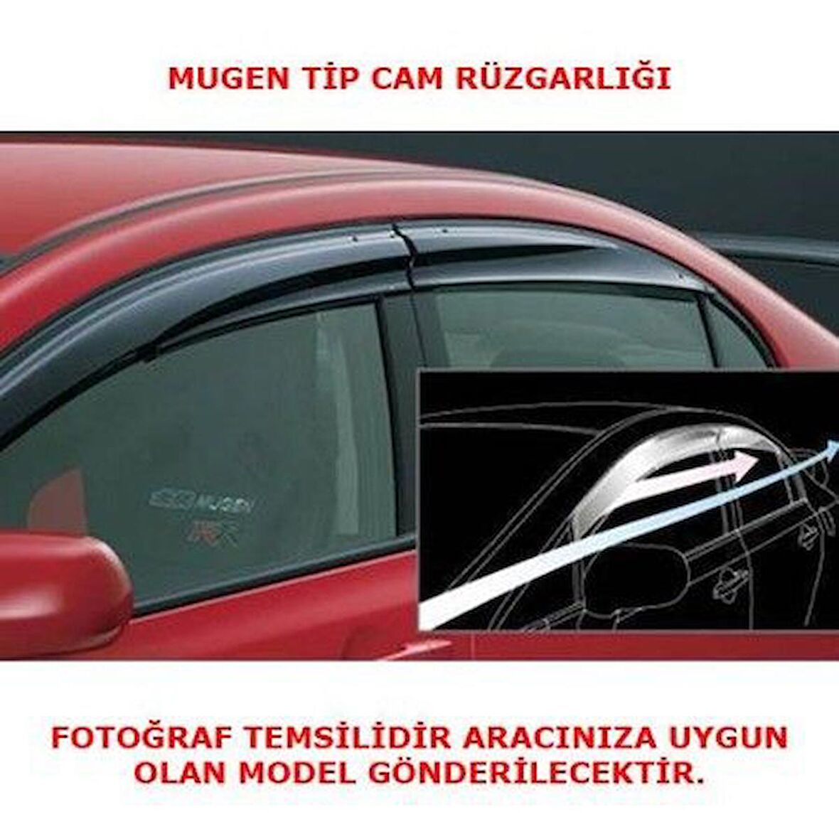 Fiat linea cam rüzgarlığı mugen tip sunplex