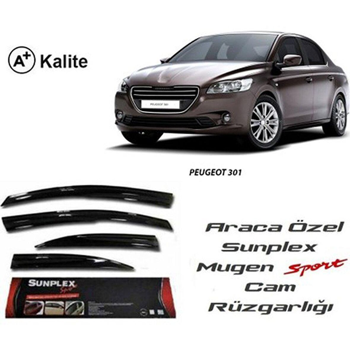 Citroen elysee cam rüzgarlığı mugen tip sunplex