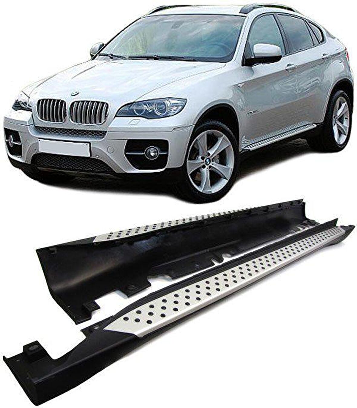 Bmw x6 yan basamak marşbiyel koruma e71 2008+