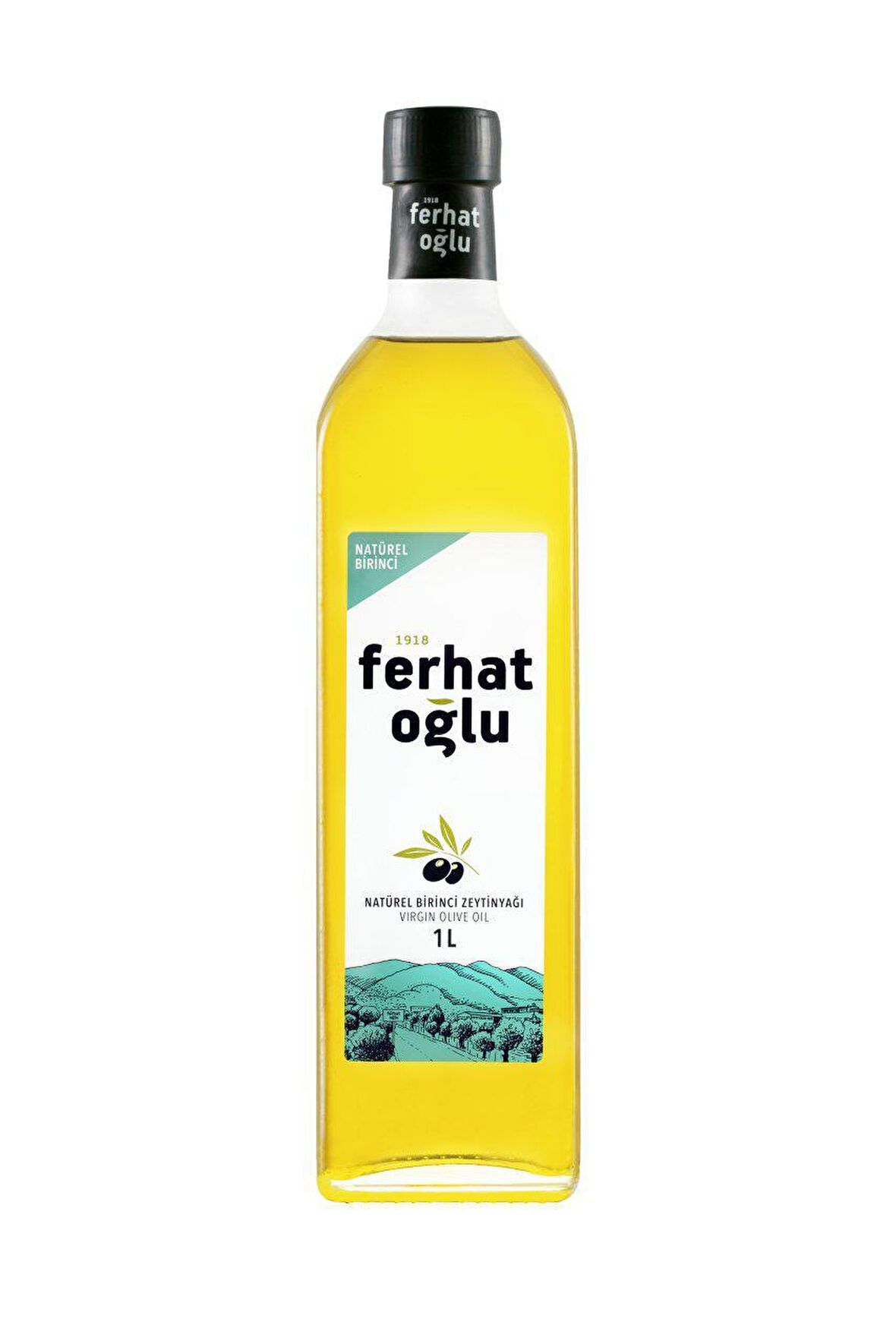 Ferhatoğlu Naturel 1. Zeytinyağı 1 lt Cam 