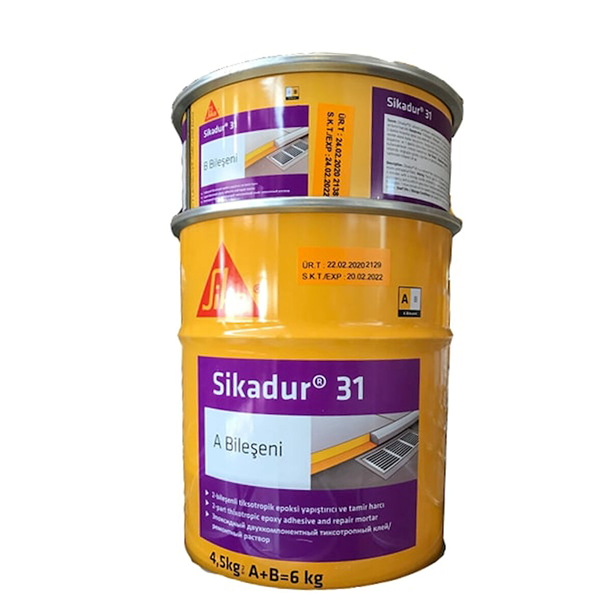 Sikadur® 31 İki Bileşenli Epoksi Tamir Harcı 6 Kg