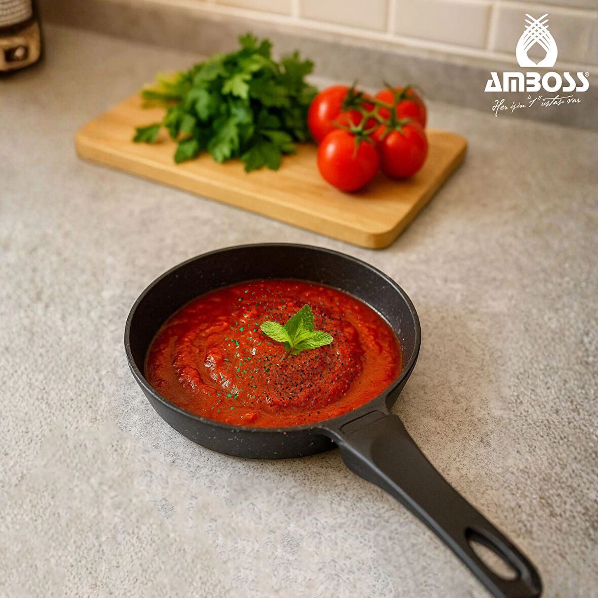 Sos Pro Döküm Mini Sos Tavası 14 cm