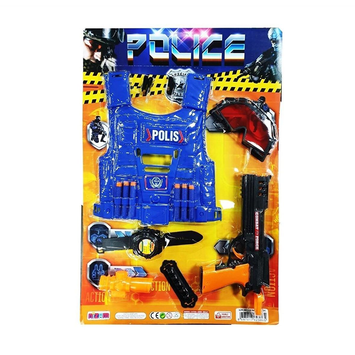 ÇELİK YELEKLİ POLİS SETİ*32
