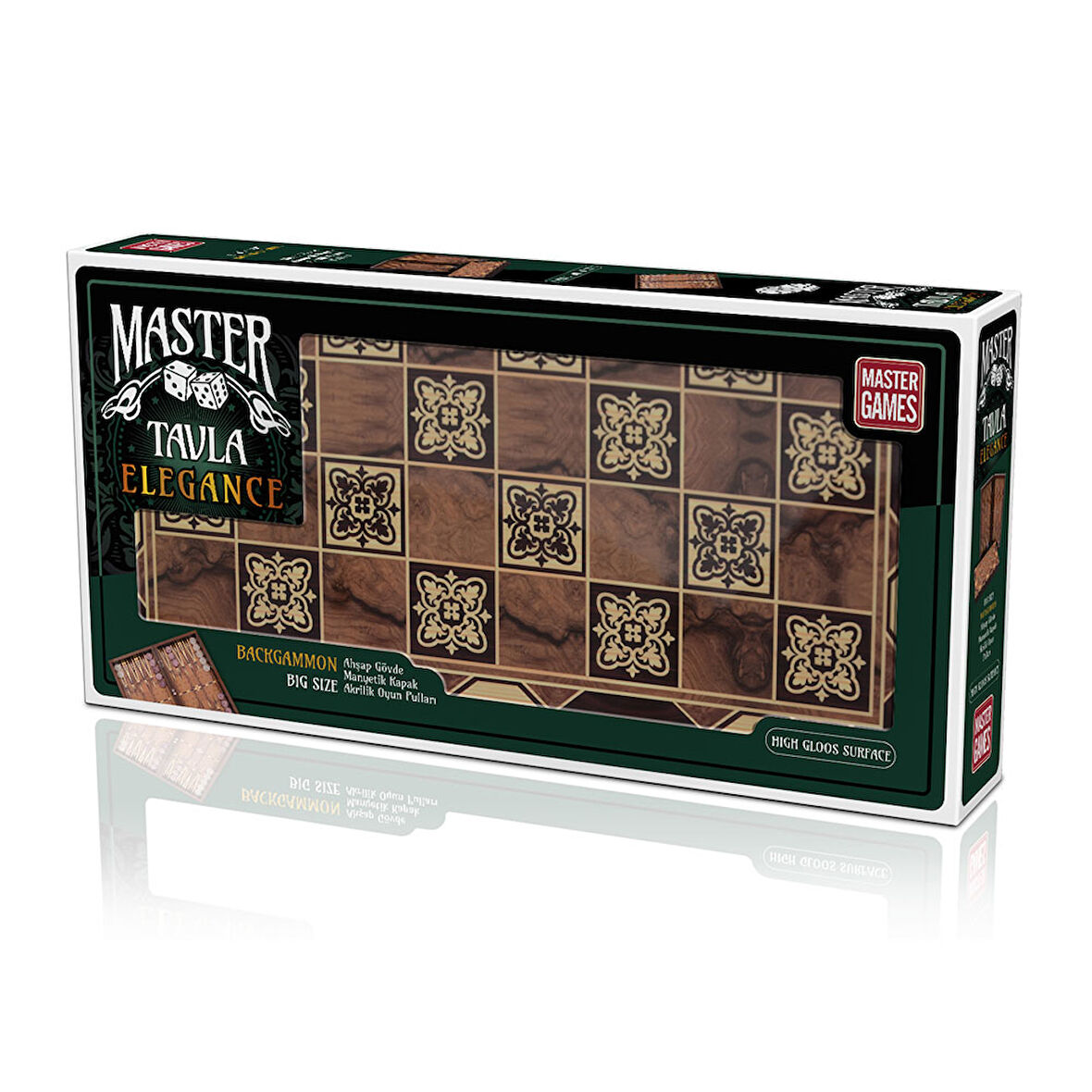 Ks Games Master Elegance Tavla Elegance Motif T72