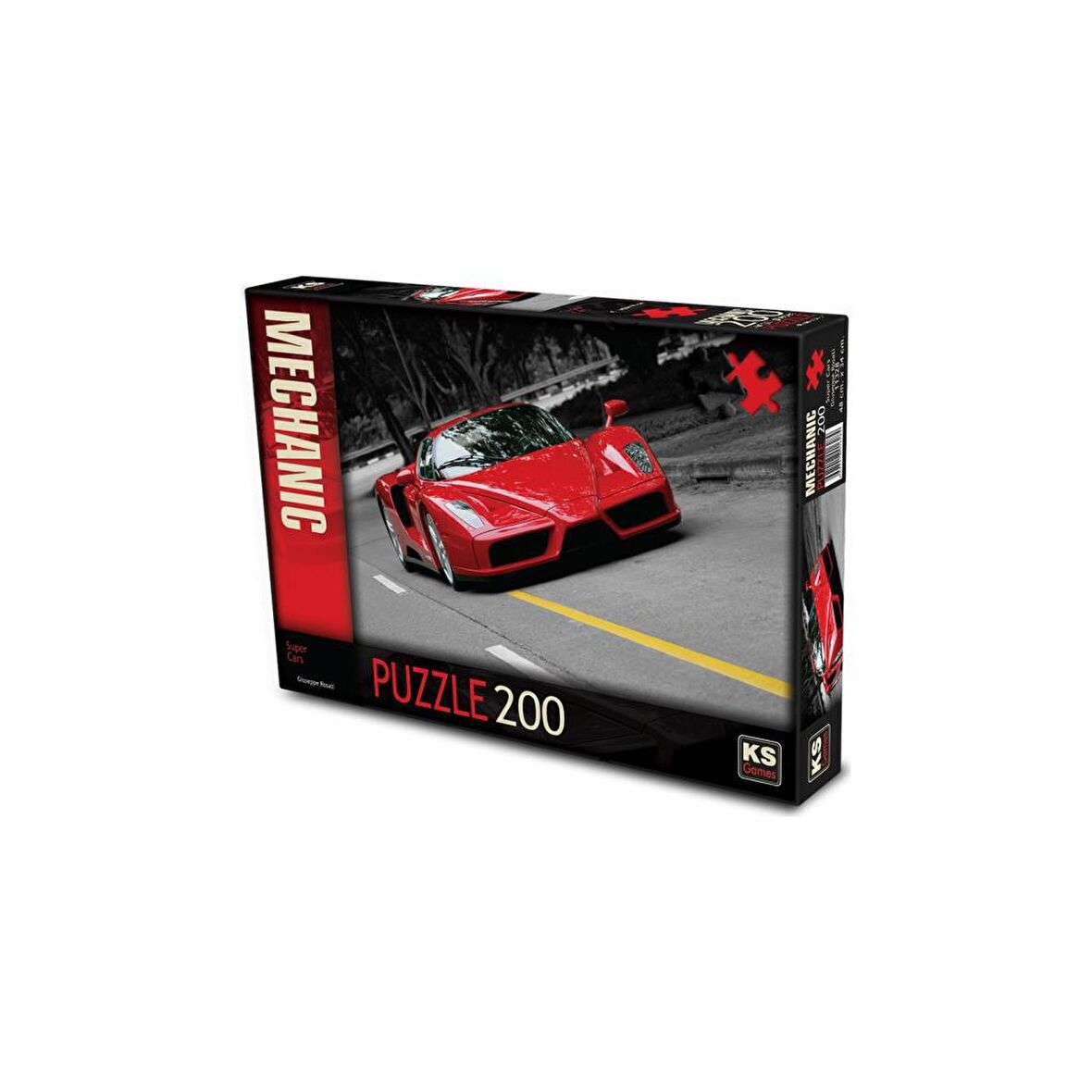 KS Games Cars Guiseppe Rosati 8+ Yaş Büyük Boy Puzzle 200 Parça