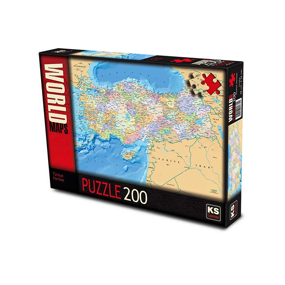 KS Games Haritalar 200 Parça Yetişkin Puzzle