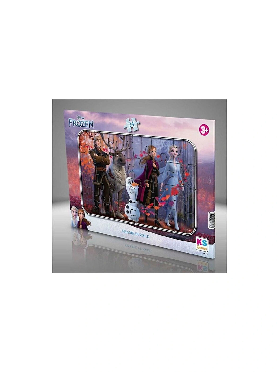 Ks Games Frozen(Karlar Ülkesi) 24 Parça Frame Puzzle