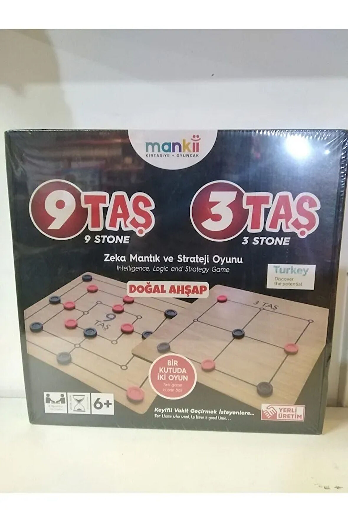 9 Taş 3 Taş Zeka Mantık Ve Straji Oyunu