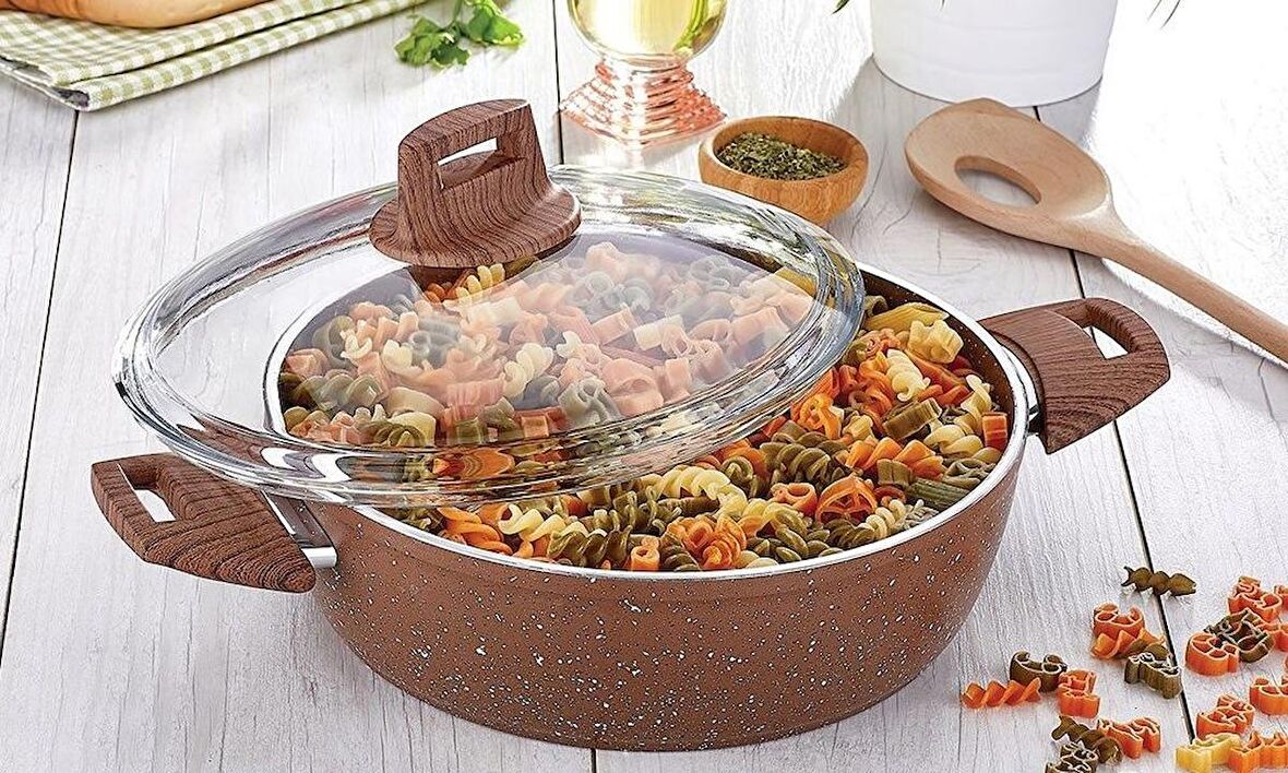 Kahraman KAH 3085 Tencere Fiesta Basık Granit 24 Cm