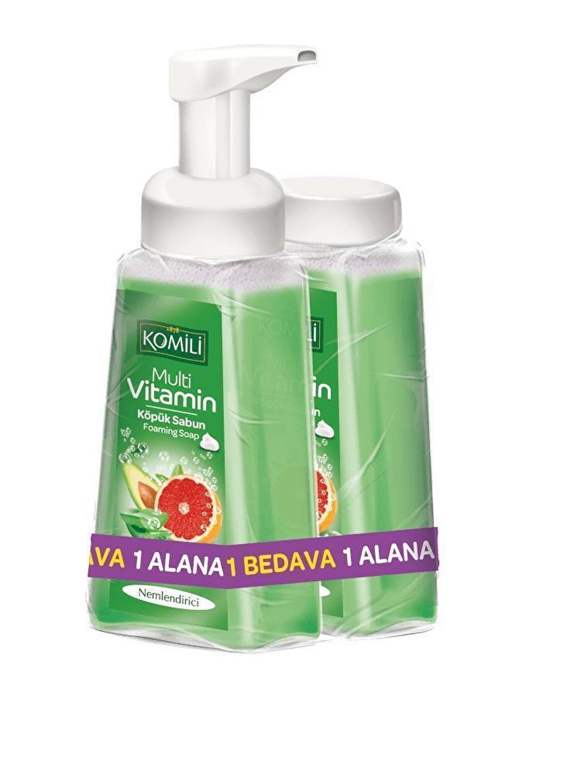 Komili Multivitamin Köpük Sabun Nemlendirici 250 Ml