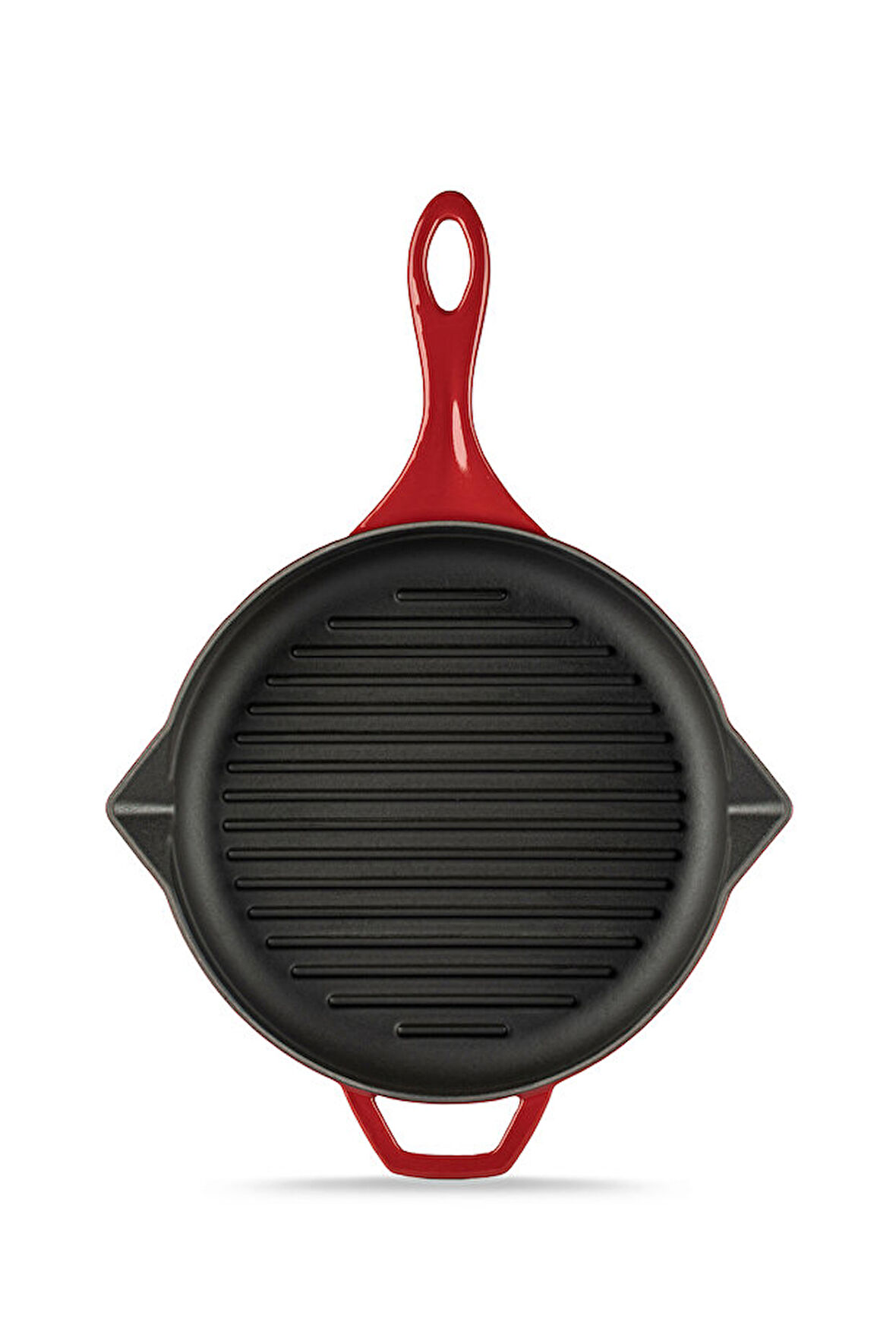 Hosse 24 Cm Demir Döküm Grill Tava Kırmızı