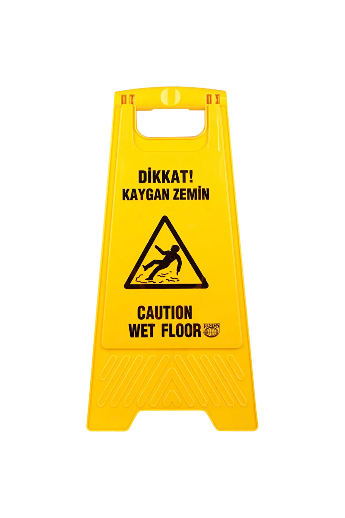 İş Güvenliği Dikkat Islak Kaygan Zemin Uyarı Ve Yönlendirme Levhası Tabelası -sarı-33x63 Cm-kaliteli