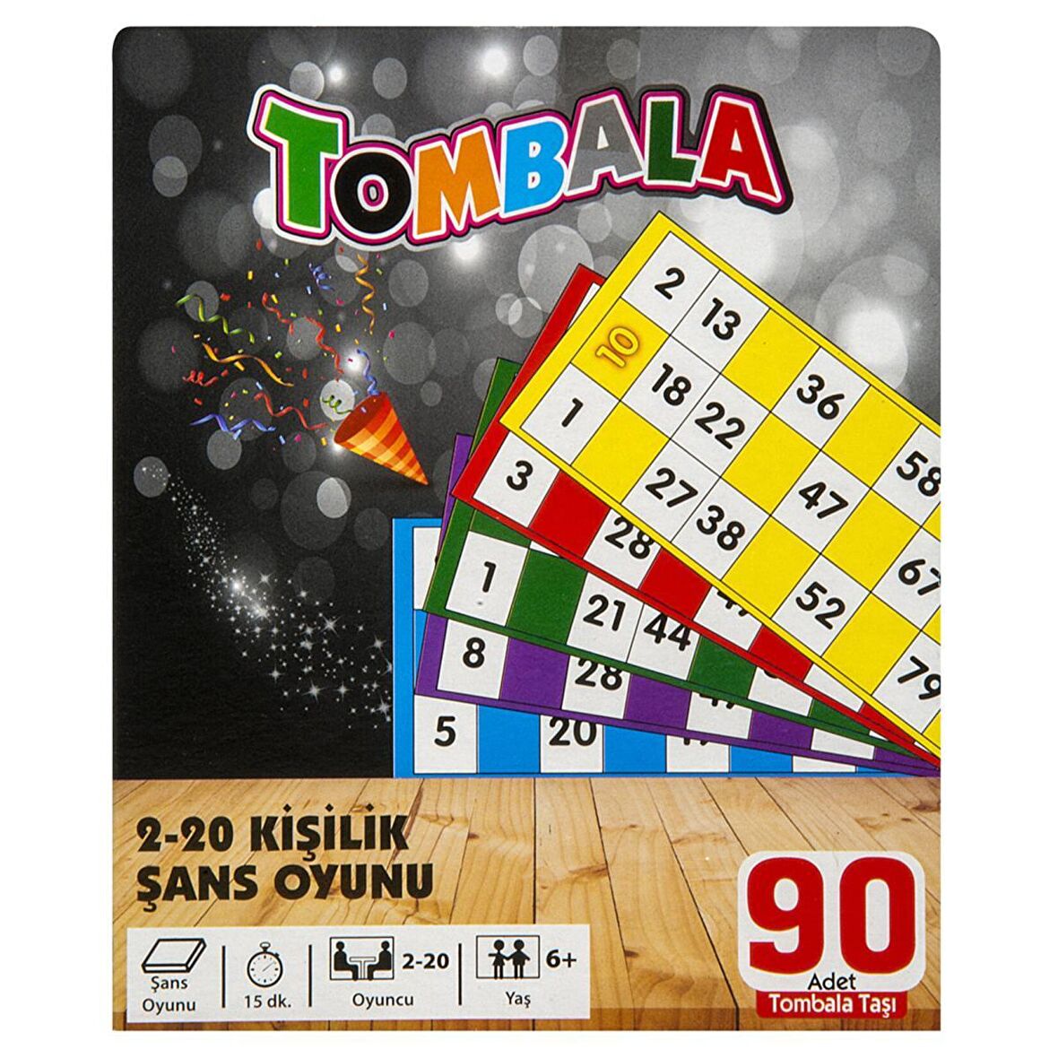 Tombala 20 Kart 90 Sayı