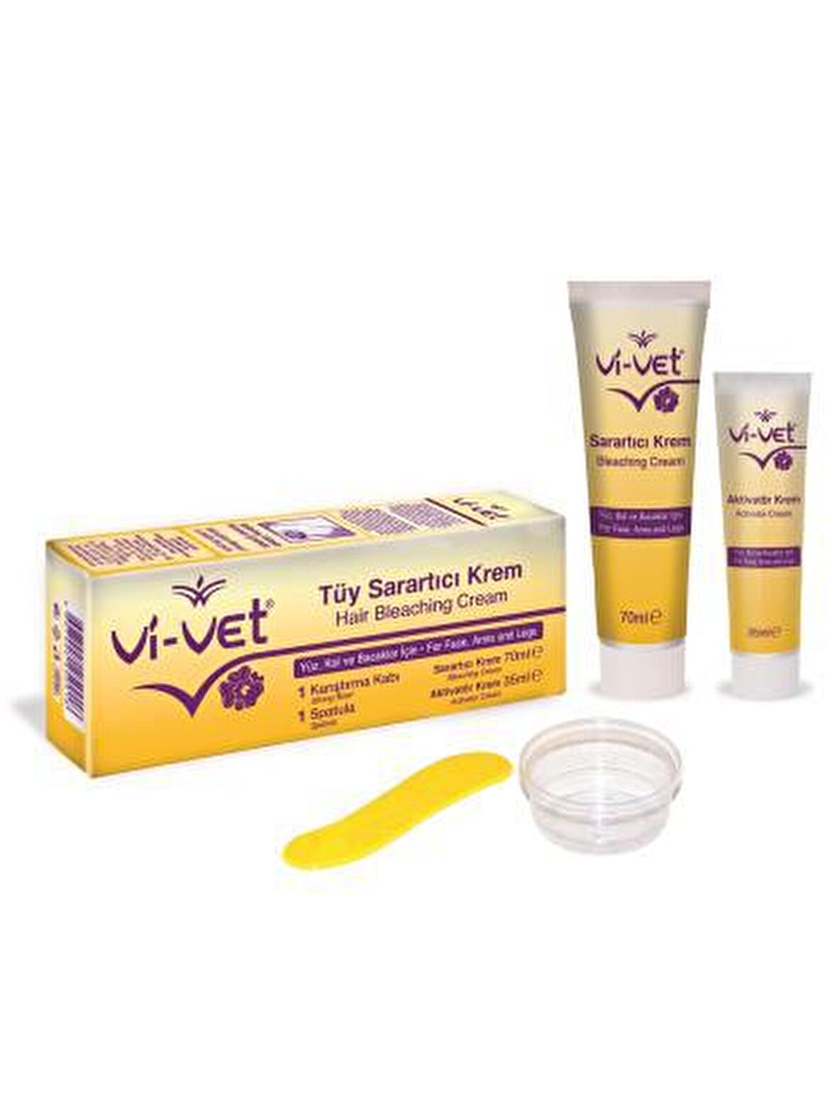 Vivet Tüy Sarartıcı Krem 35 Ml + 70 Ml