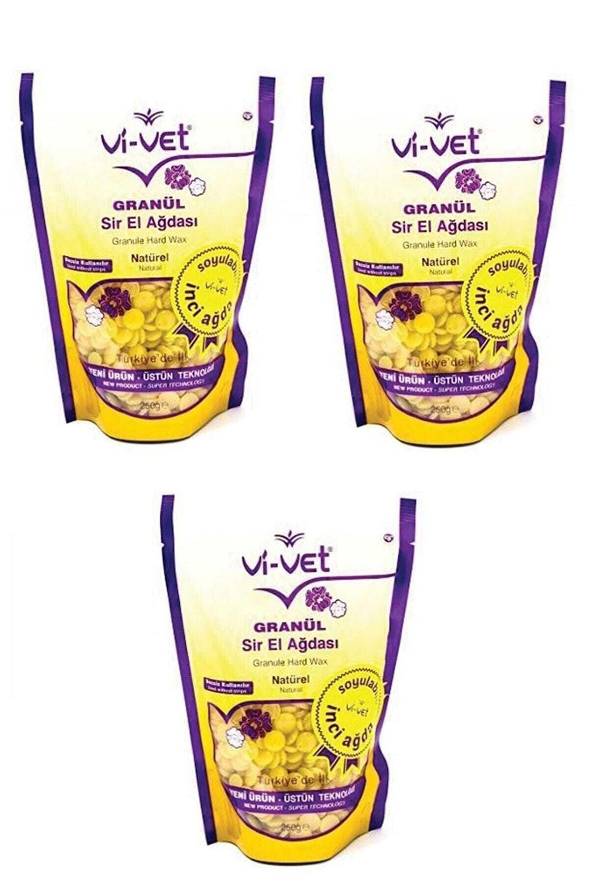 Vi-vet Granüllü El Ağdası Naturel 250 gr x 3 Adet