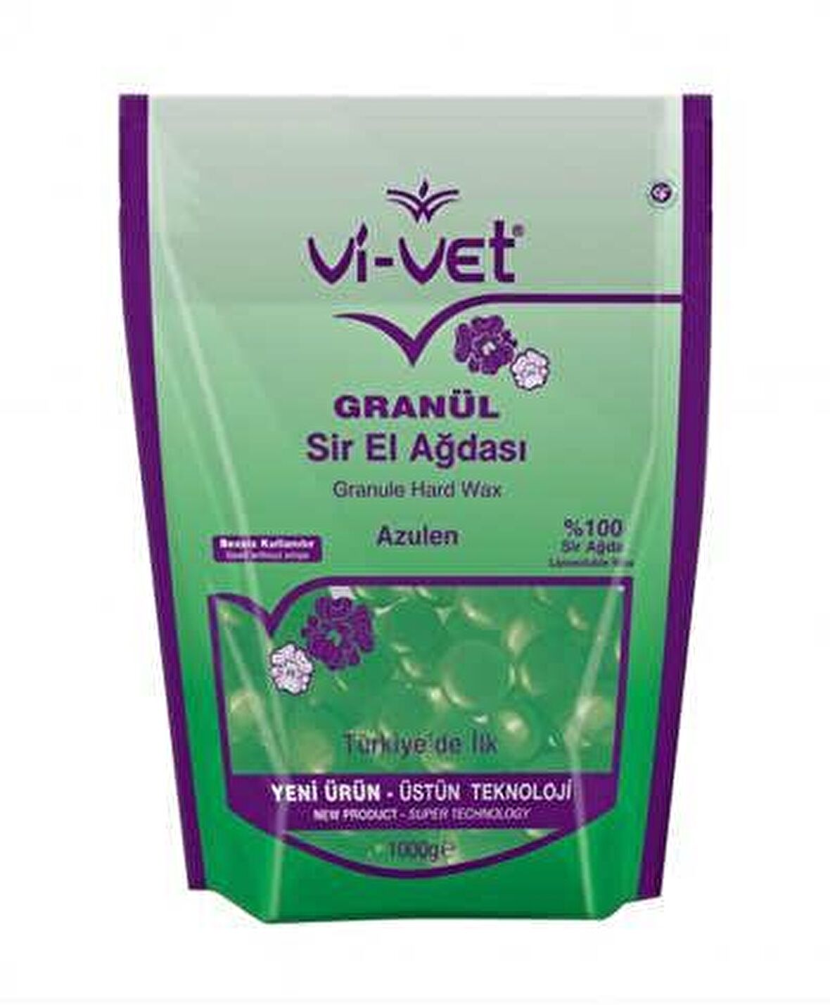 Vi-Vet Granul Sir El Ağdası Azulen Soyulabilir İnci Ağda 1000g