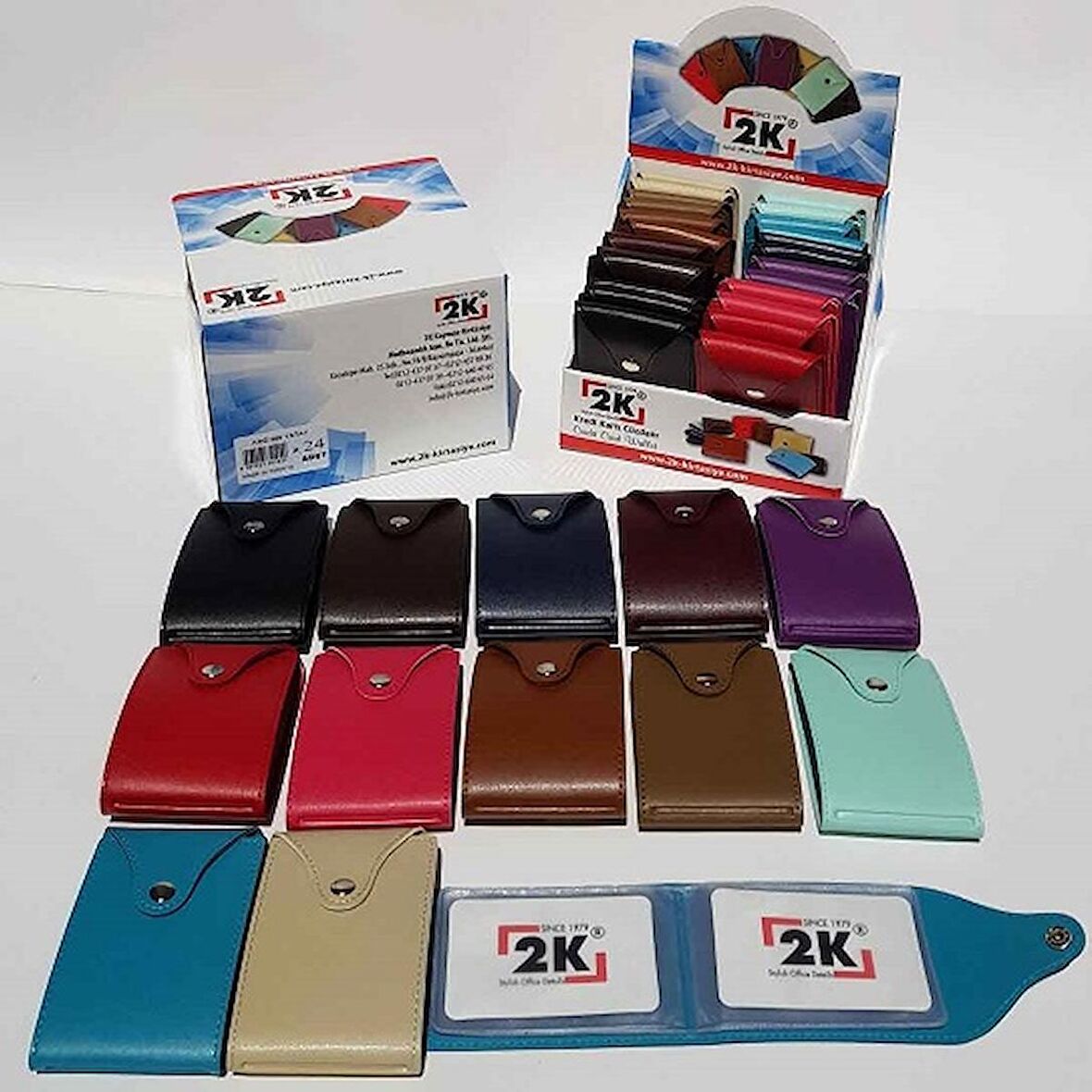 2K KREDİ KARTLIK SUNİ DERİ ÇITÇITLI YATAY 256