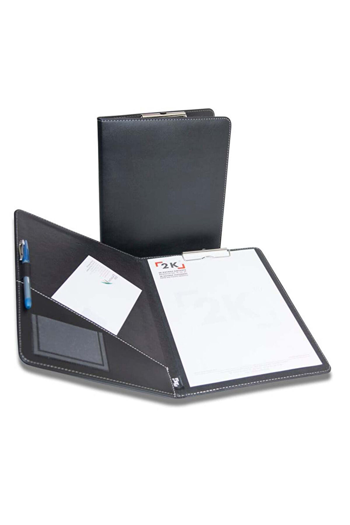 Kapaklı Sekreterlik A4 100 Yaprak Kapasiteli Rainbow Clip Board Vegan 24x32 cm