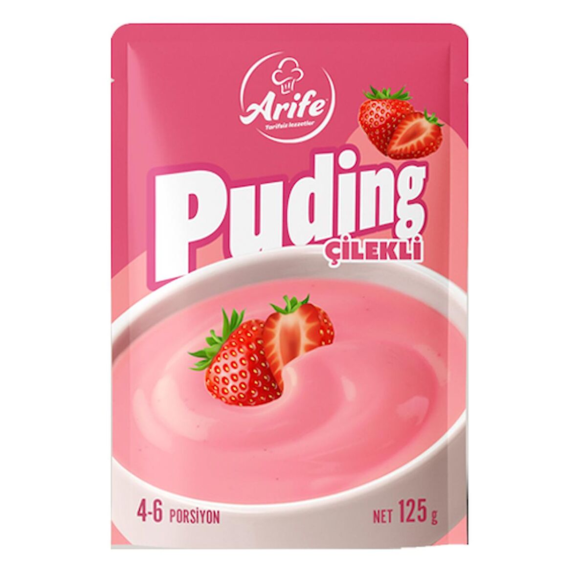 Arife Çilek Aromalı Puding 125 Gr