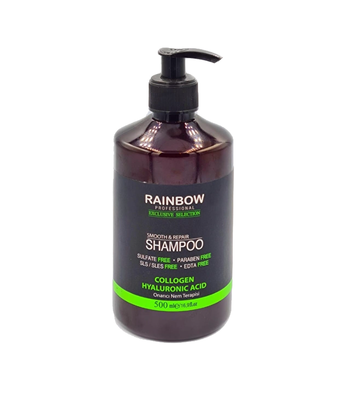 Rainbow Şampuan Onarıcı Nem Terapisi 500 Ml Collagen & Hyaluronic Acid