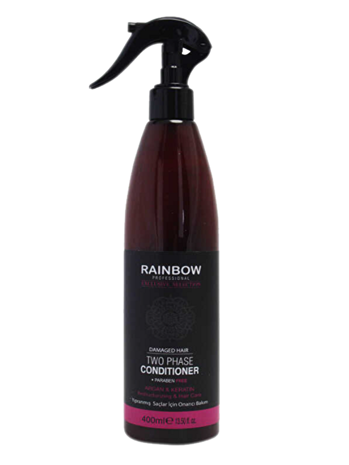 Rainbow Argan & Keratin Yıpranmış Saçlar İçin Onarıcı Bakım Saç Spreyi 400 ml